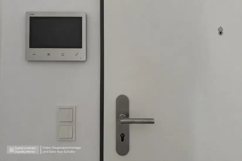 Video-Gegensprechanlage und Ganz-Aus-Schalter