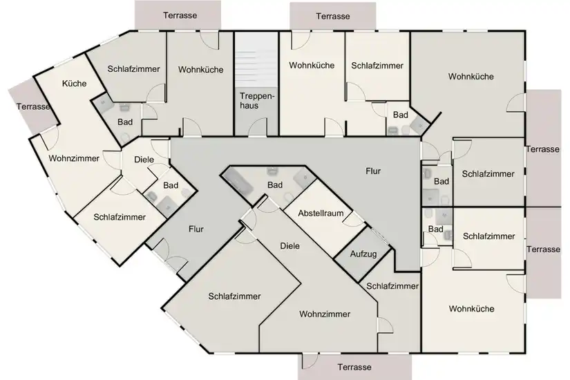 Nördliches Gebäude EG