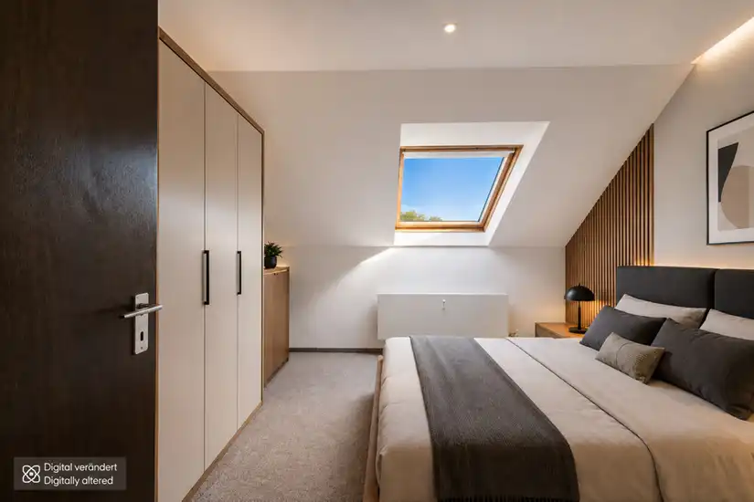 Digital bearbeitet: Schlafzimmer 