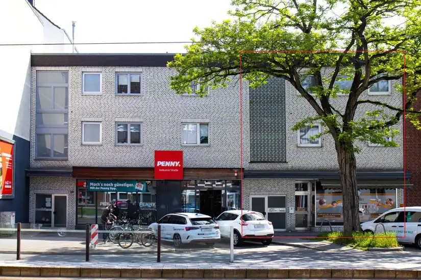 Ansicht mit Markierung